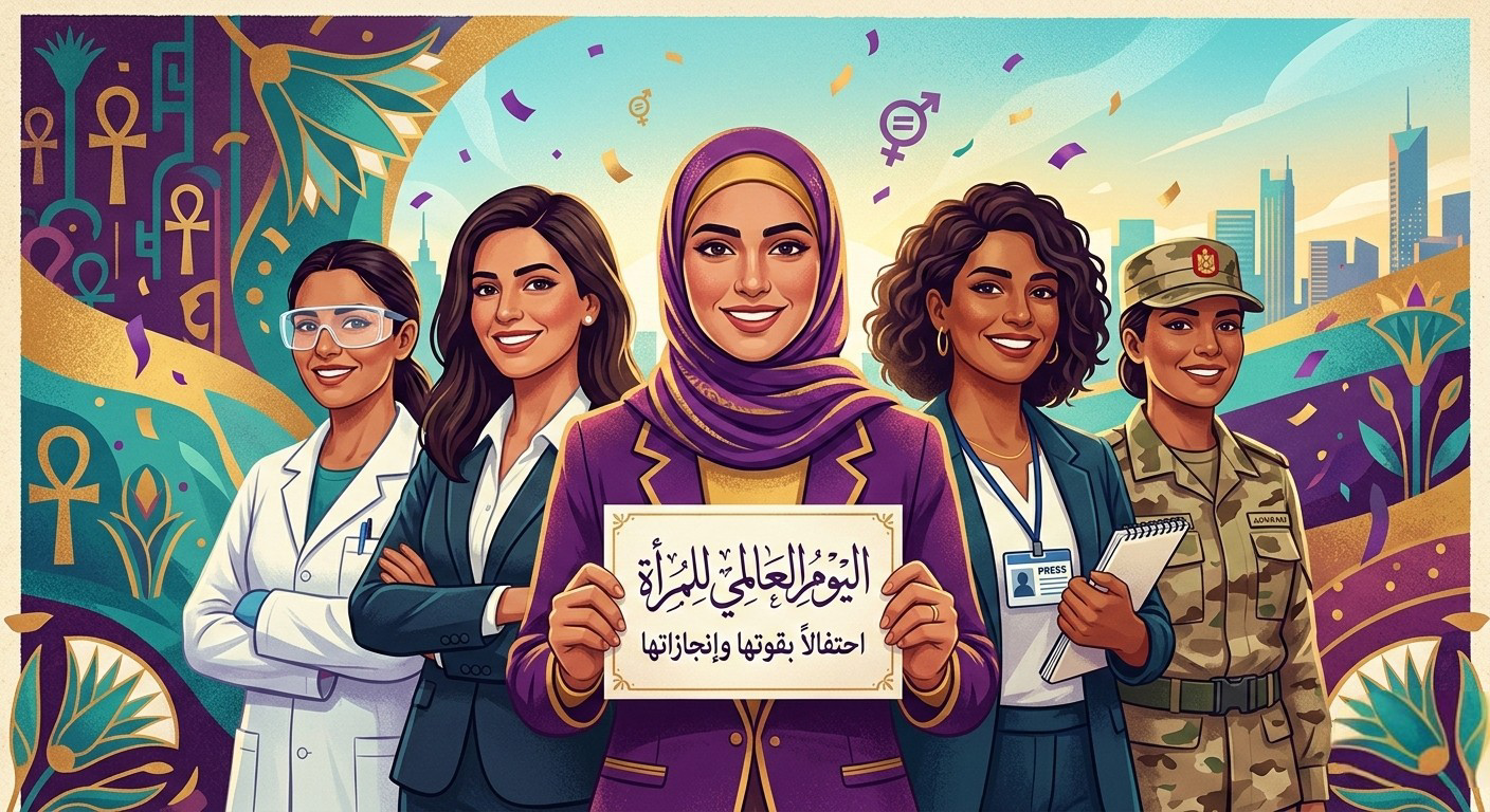 بمناسبة اليوم العالمى للمرأة
27% تمثيل المرأة في مجلس النواب 2025