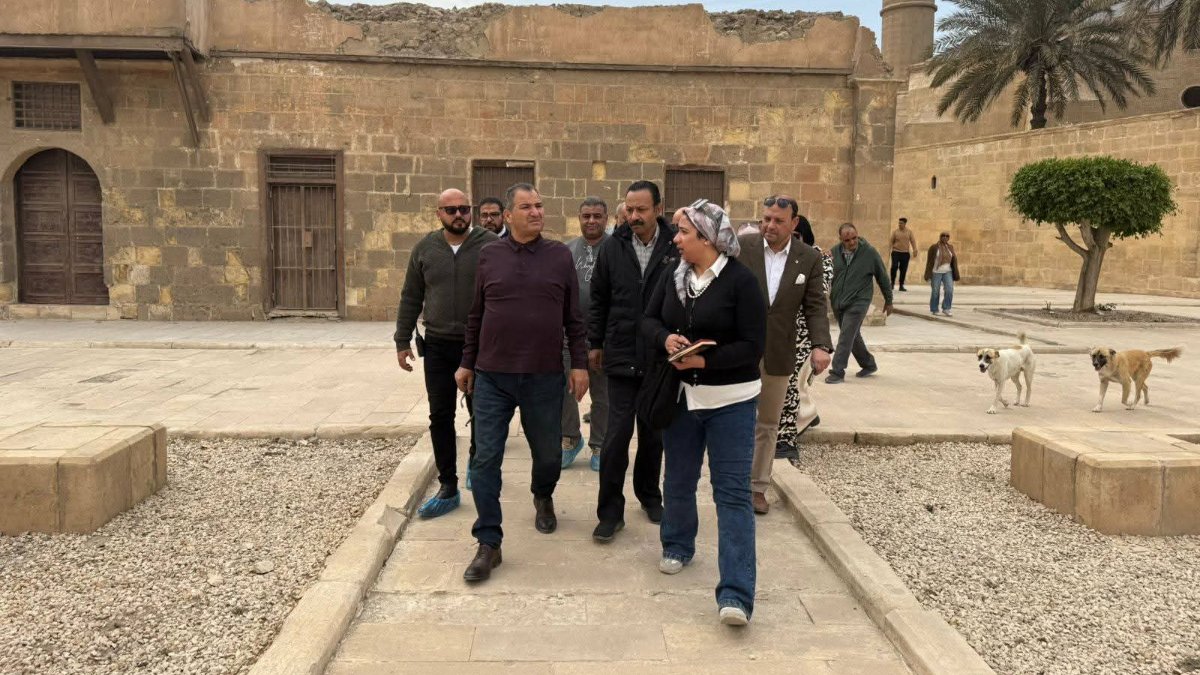 الأمين العام للآثار يتفقد مشروعات الترميم بقلعة صلاح الدين