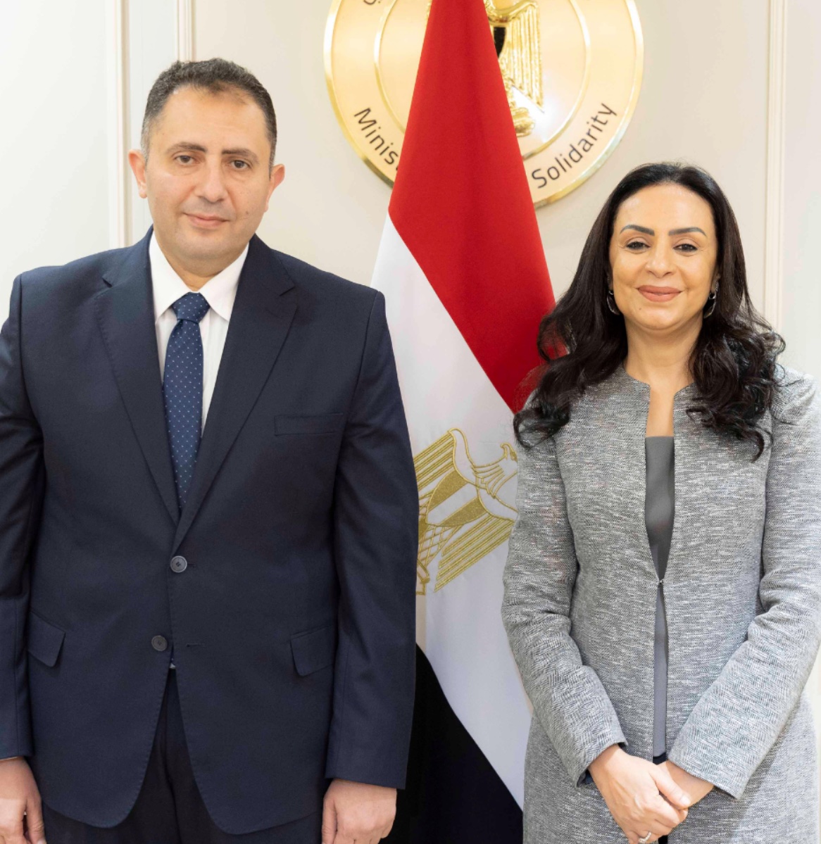 وزيرة التضامن ومحافظ دمياط يوقعان اتفاقية لاستثمار أرض رأس البر