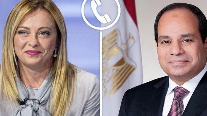 الرئيس السيسي يبحث مع رئيسة وزراء إيطاليا تطورات الشرق الأوسط وسبل تثبيت وقف إطلاق النار