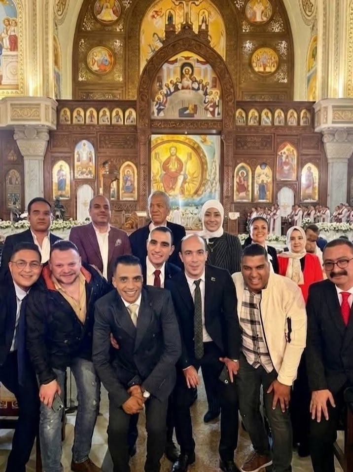 مجلس الشباب المصري يشارك في قداس عيد القيامة ويؤكد دعم الوحدة الوطنية