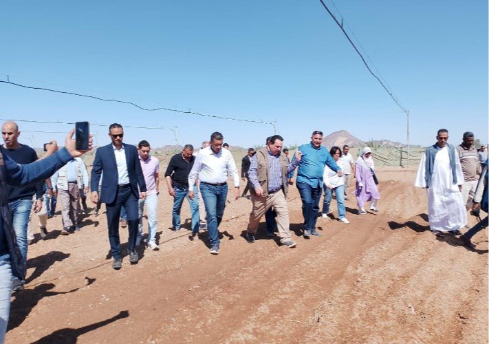 محافظ البحر الأحمر يتفقد مشروع وادي حوضين بالشلاتين