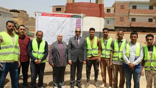 محافظ المنيا يتفقد محطة رفع صرف صحي الكرم