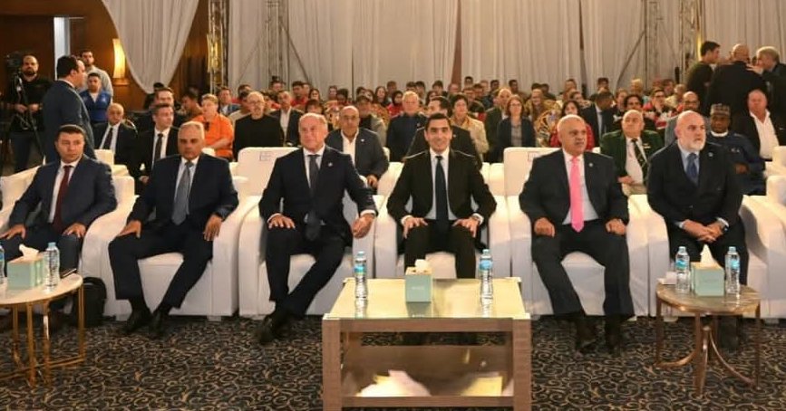 وزير الشباب والرياضة يشهد افتتاح بطولة كأس العالم للرماية
