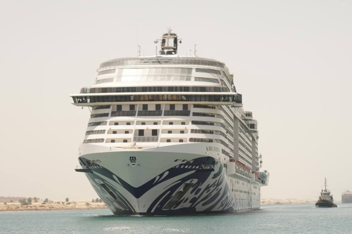 بعد أسابيع من التعطل.. «MSC EURIBIA» تعبر قناة السويس في رحلة نحو أوروبا
