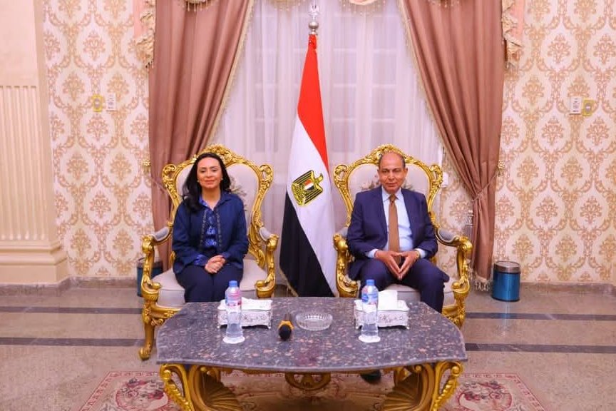 وزيرة التضامن تتابع مبادرة "ازرع" و برنامج تعزيز قيم المواطنة خلال زيارتها للمنيا