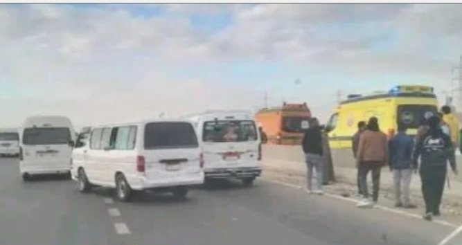 مصرع 3 وإصابة 5 في تصادم مروع بالطريق الدائري بالوراق
