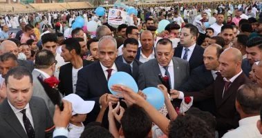 محافظ كفر الشيخ يشارك المواطنين فرحة عيد الأضحى بساحة سيتي كلوب