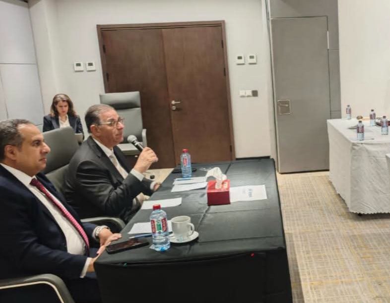 نائب وزير الخارجية يلتقى بالجالية المصرية فى غانا وأعضاء جمعية الصداقة البرلمانية المصرية الغانية
