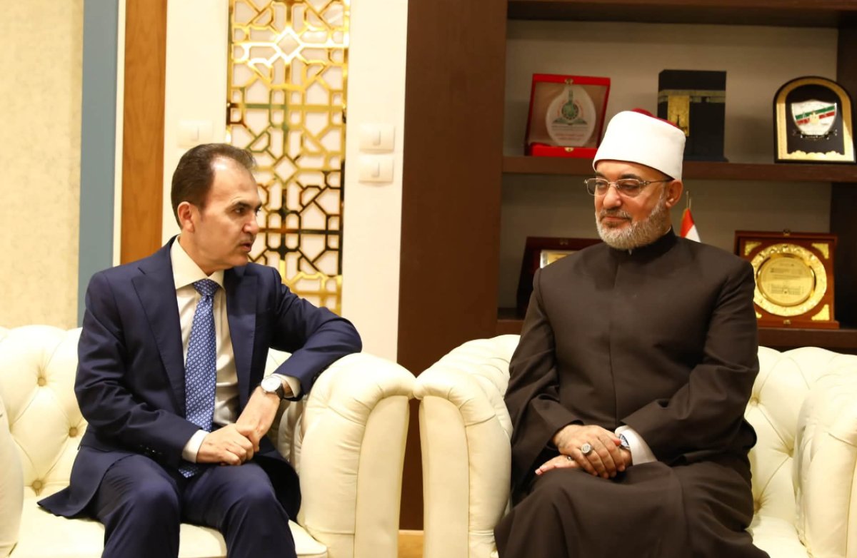 مفتي الجمهورية يستقبل وزير أوقاف كردستان العراق لبحث أوجه التعاون المشترك