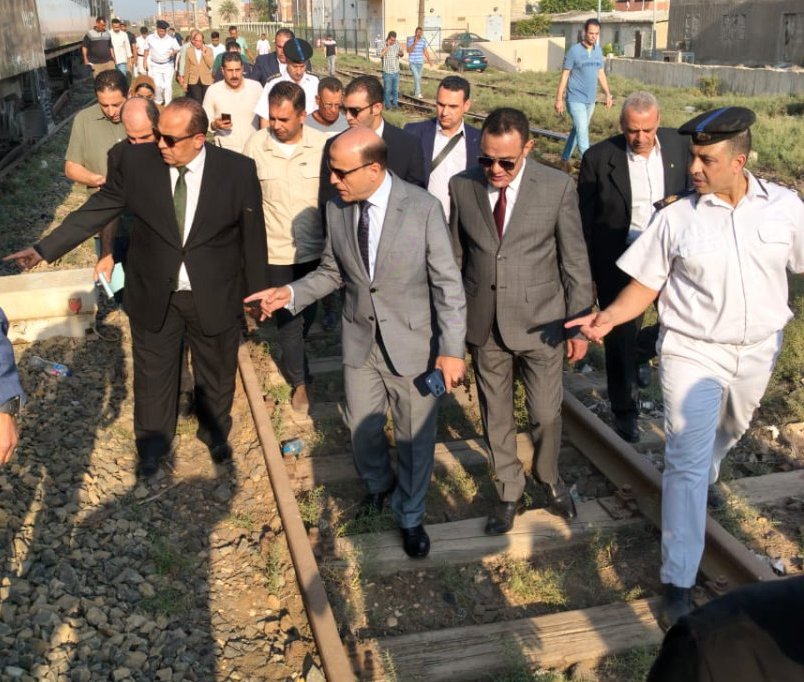 تحرك عاجل بمحافظة الغربية بعد خروج 6 عربات قطار 919 عن القضبان