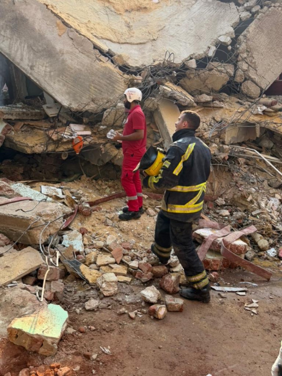 الهلال الأحمر المصري يستجيب لحريق الدمراني بمنشية ناصر بالقاهرة فورًا