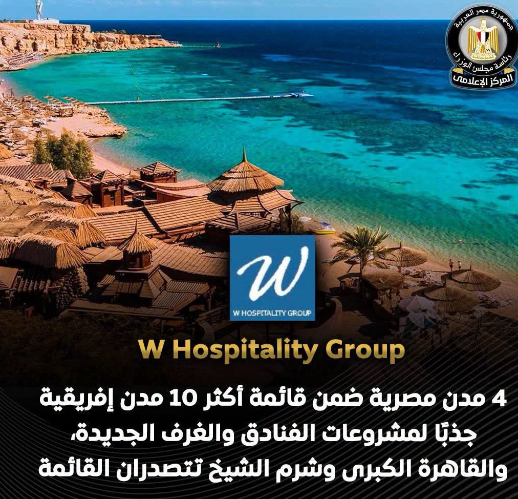 مصر تعزز ريادتها السياحية 4 مدن ضمن الأكثر جذبًا للاستثمارات الفندقية بإفريقيا