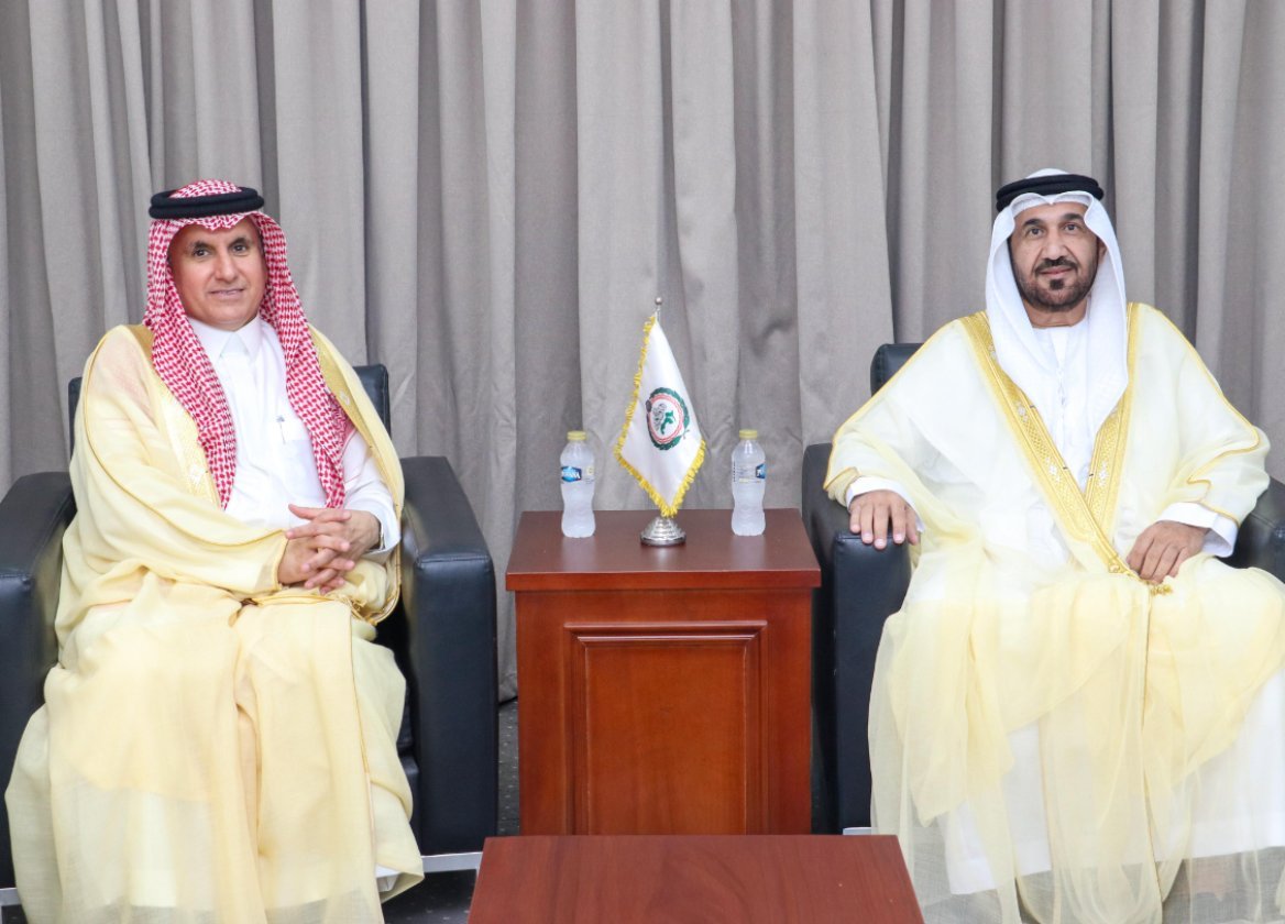 رئيس البرلمان العربي يستقبل السفير المندوب الدائم للمملكة العربية السعودية لدى جامعة الدول العربية