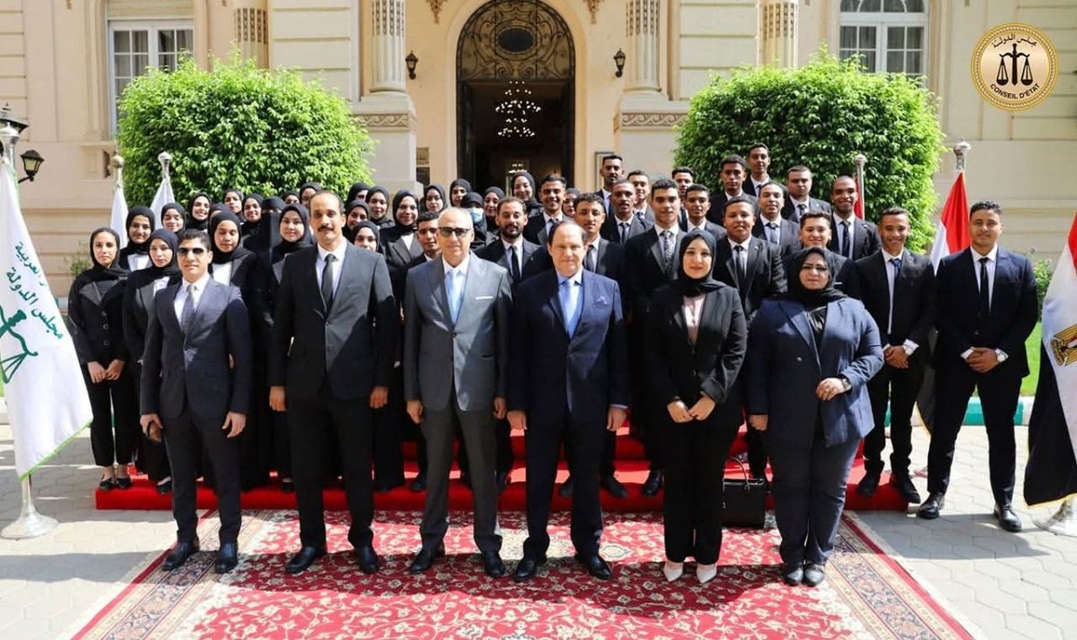 مجلس الدولة يستقبل وفدًا من طلاب كلية الحقوق بجامعة قنا