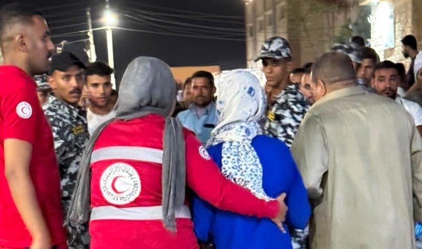 متابعة مستمرة.. الهلال الأحمر يواصل دعم أسر ضحايا حادث الإسماعيلية