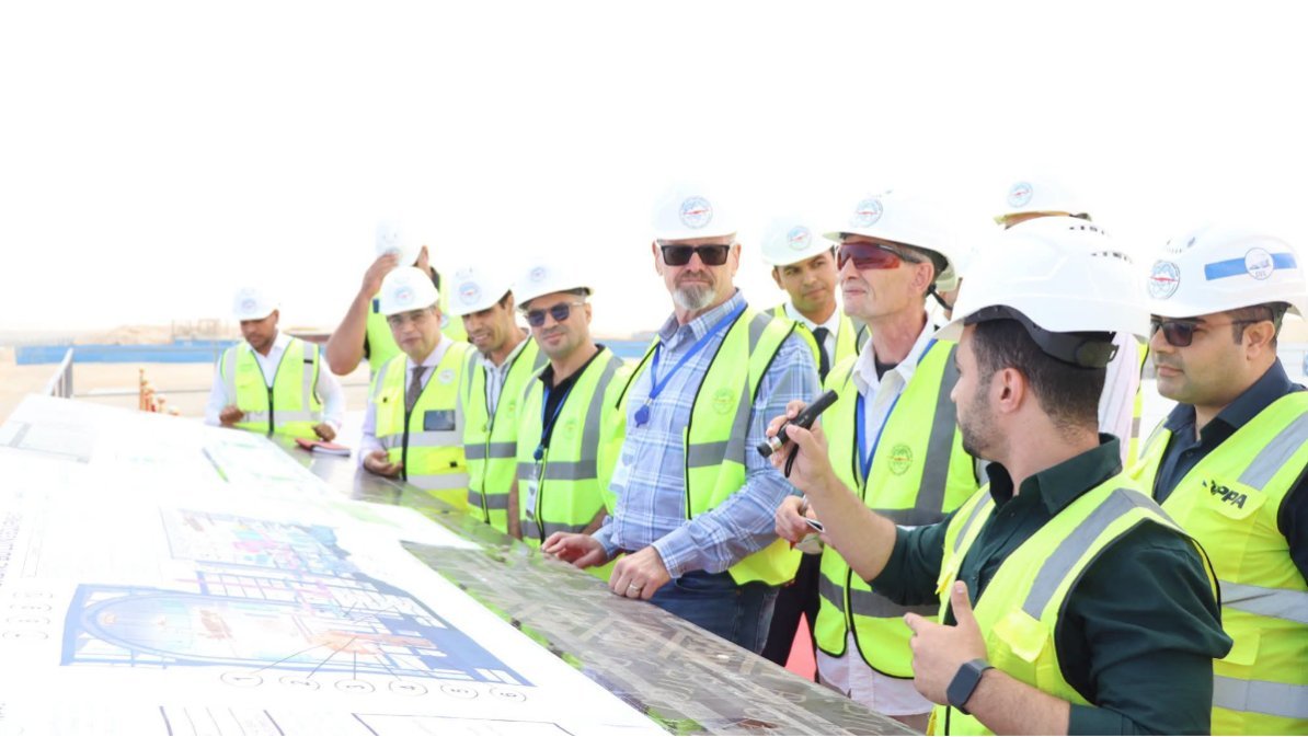 وفد الوكالة الدولية للطاقة الذرية يتفقد «الضبعة النووية» ويشيد بإنجازات المشروع وأعلى معايير الأمان