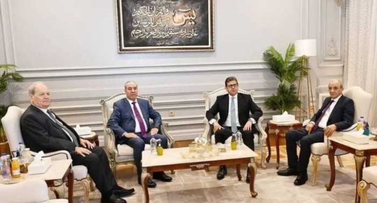 رئيس المخابرات العامة يستقبل وفداً فلسطينياً رفيعاً بالعلمين لبحث تطورات القضية