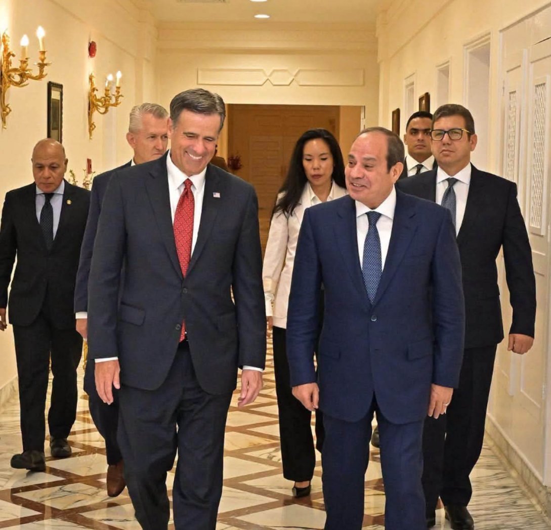 الرئيس السيسي يستقبل جون راتكليف مدير وكالة الاستخبارات المركزية الأمريكية