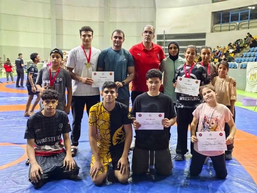 «مكي».. يهنئ أبطال كفر الشيخ لحصد 4 ميداليات ومراكز متقدمة في بطولة الجمهورية للمصارعة