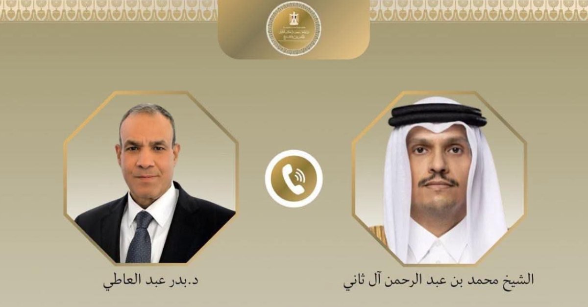وزير الخارجية يبحث مع نظيره القطري هاتفيًا تطورات التصعيد الإقليمي وأزمة إيران