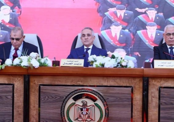 وزير العدل يشهد أداء اليمين القانونية لمعاوني النيابة العامة الجدد بحضور النائب العام ورئيس مجلس القضاء الأعلى