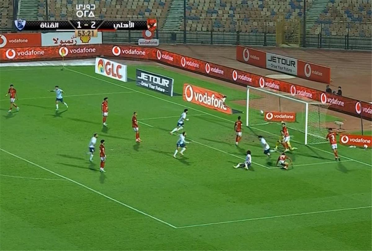 الأهلي يتعثر أمام القناة بتعادل مثير 3-3 في الدوري المصري