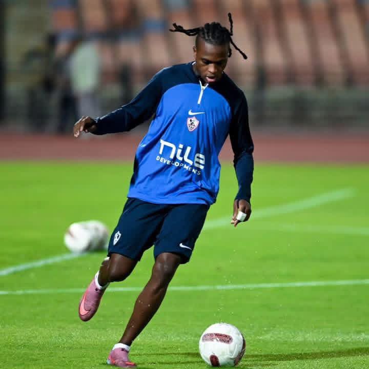 شيكو بانزا ينتظم في تدريبات الزمالك
