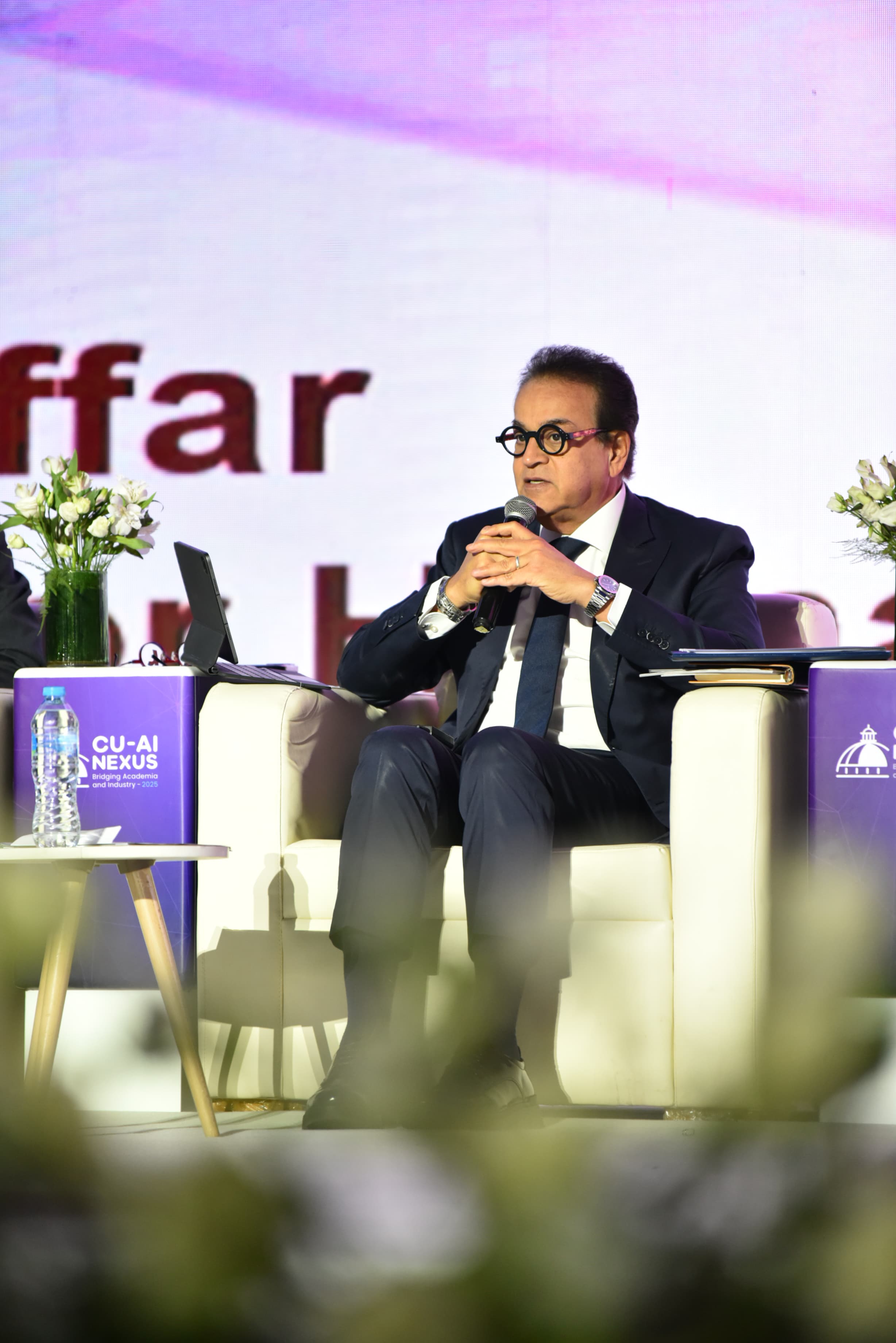 وزير الصحة  يشارك في جلسة وزارية  رفيعه المستوى بعنوان «استشراف مستقبل الذكاء الاصطناعي»