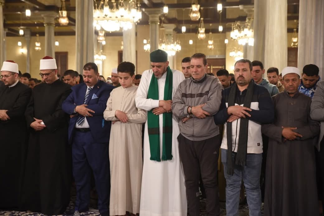 مسجدالإمام الحسين رضي الله عنه يشهد ثاني ليالي التراويح في أجواء إيمانية مهيبة