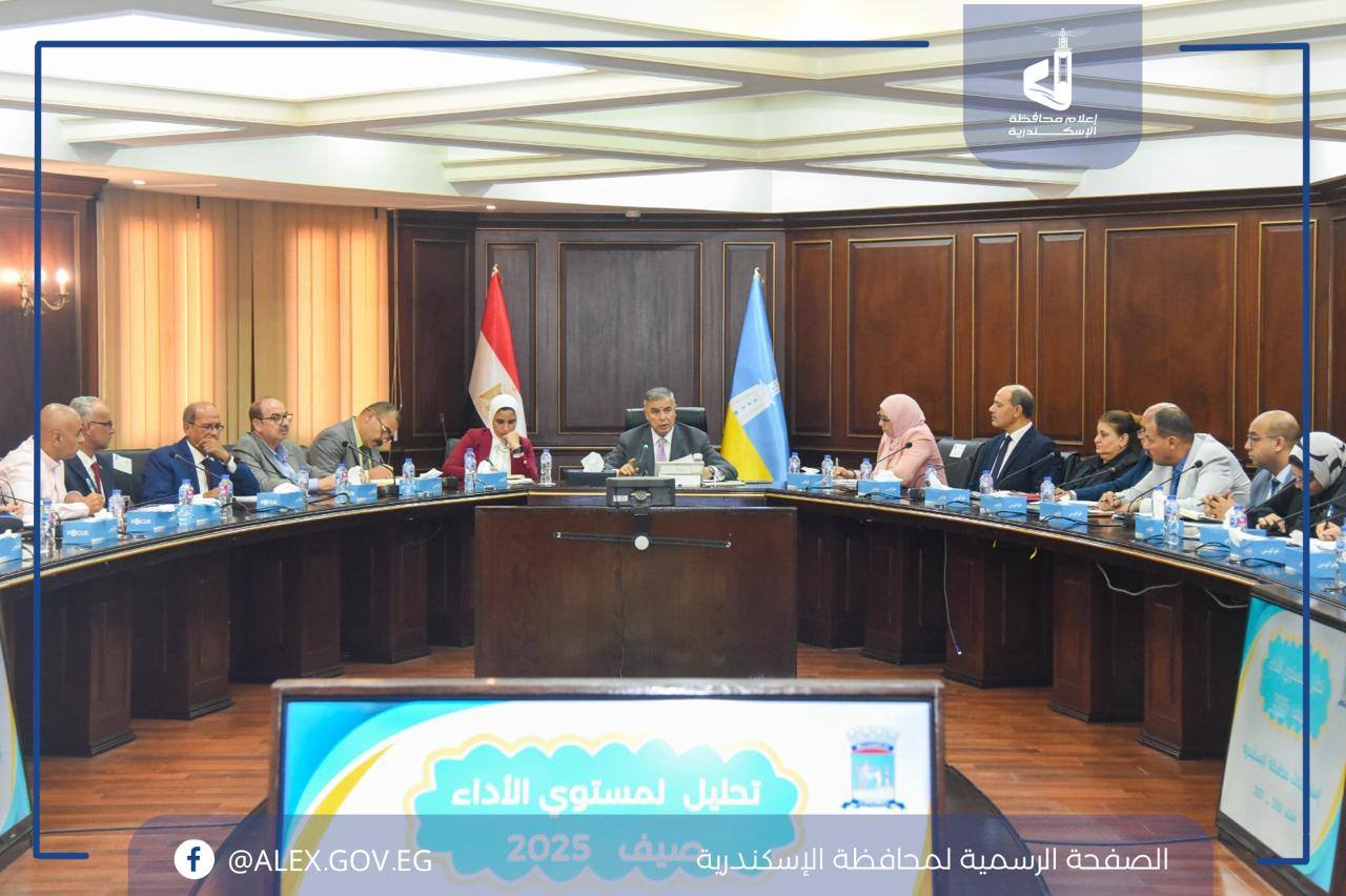 رفع درجة الاستعداد القصوى لمواجهة نوات شتاء 2025/2026 بالاسكندرية