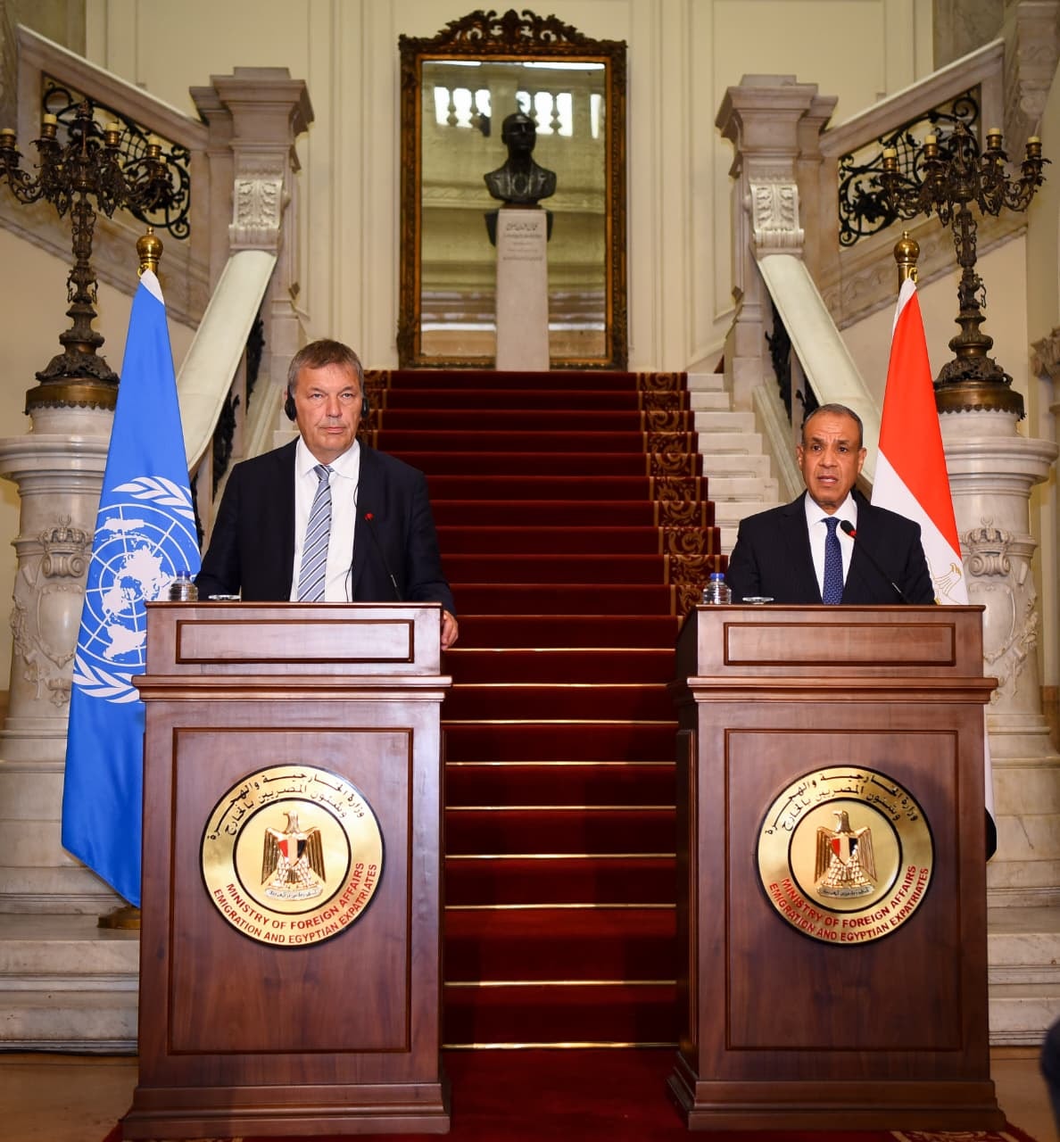 وزير الخارجية يستقبل المفوض العام لوكالة الأمم المتحدة لإغاثة وتشغيل اللاجئين الفلسطينيين (الأونروا)