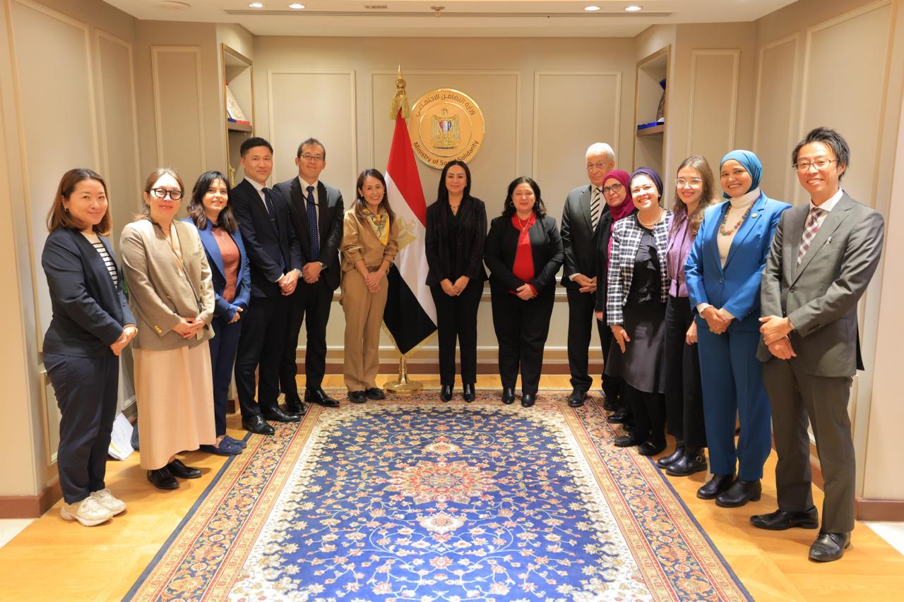 وزيرة التضامن الاجتماعي تستقبل نائبة رئيس هيئة التعاون الدولي اليابانية لتعزيز مشروعات الطفولة المبكرة