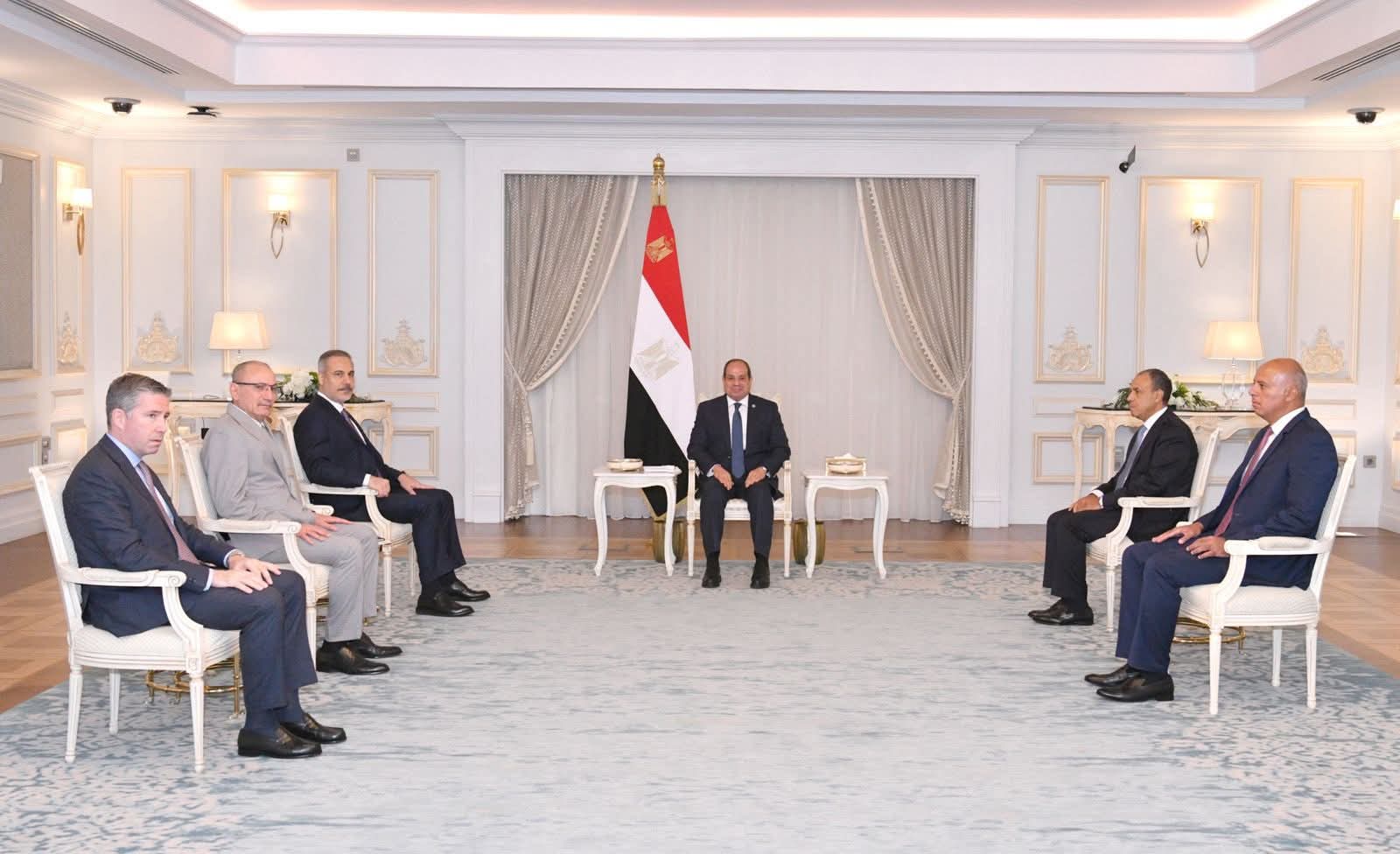 مصر وتركيا تؤكدان رفض إعادة الاحتلال العسكرى لغزة وضرورة وقف إطلاق النار