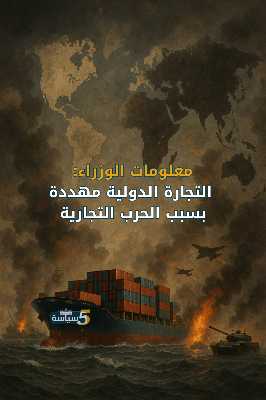معلومات الوزراء: التجارة الدولية مهددة بسبب الحرب التجارية