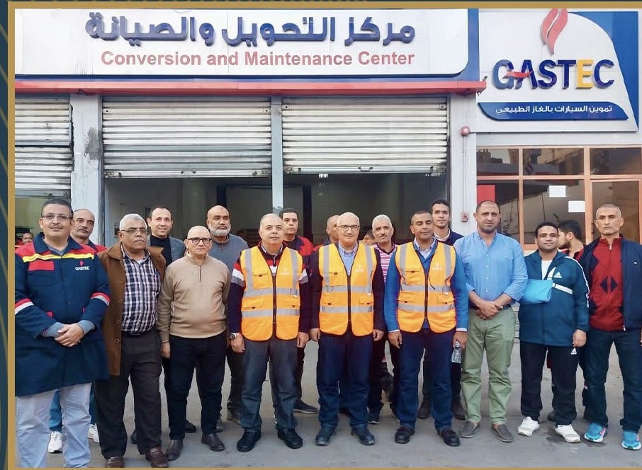 إيجاس تتابع تطبيق منظومة السلامة بمحطات تموين السيارات بالغاز الطبيعي