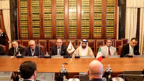 رئيس البرلمان العربي يطالب إيطاليا بالاعتراف بـ الدولة الفلسطينية