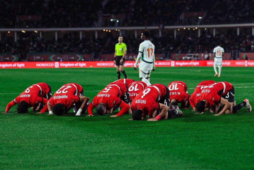 تدريبات استشفائية للمنتخب بعد مباراة كوت ديفوار استعدادًا للسنغال