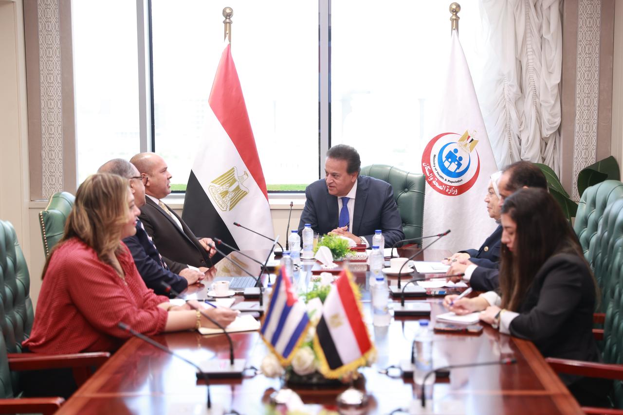 عبدالغفار يستقبل السفير الكوبي لبحث تعزيز التعاون في القطاع الصحي