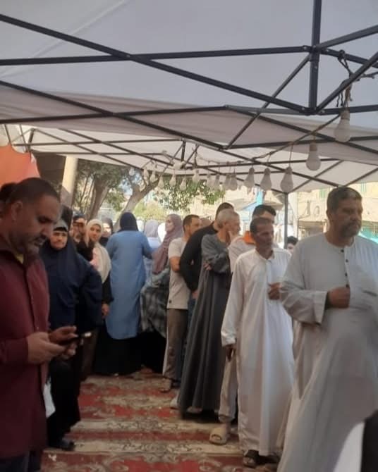 توافد الناخبين بمدرسة أجهور الصغرى في ثاني أيام انتخابات مجلس النواب 2025