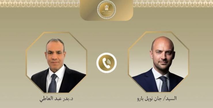 وزير الخارجية يبحث مع نظيره الفرنسي تطورات غزة والملف النووي الإيراني